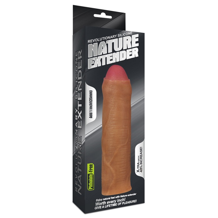Nature 2.5 Cm Dolgulu Sünnetsiz Penis Kılıfı
