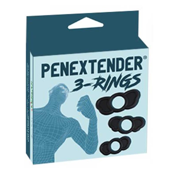 Penextender 3 Rings 3´Lü Penis Halka Seti