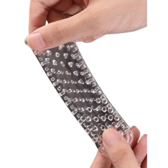 Saydam Tırtıklı Penis Kılıfı