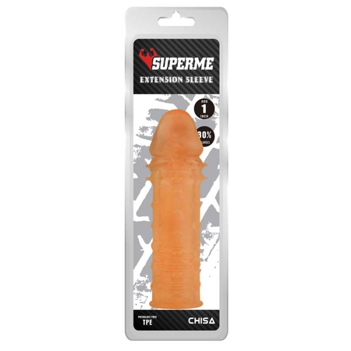 Extra Texture Sleeve Tırtıklı Penis Kılıfı Ten Rengi
