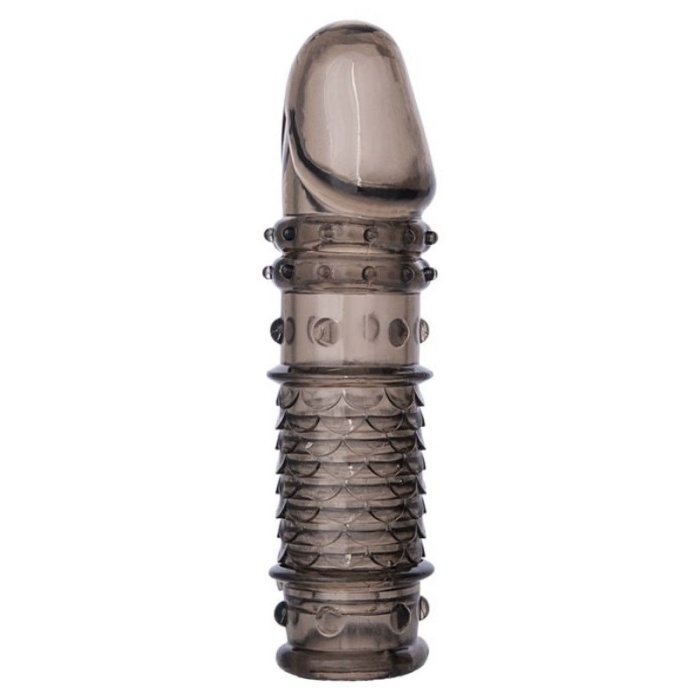 Xlover Penis Kılıfı Tpe Siyah Şeffaf 13.5 Cm