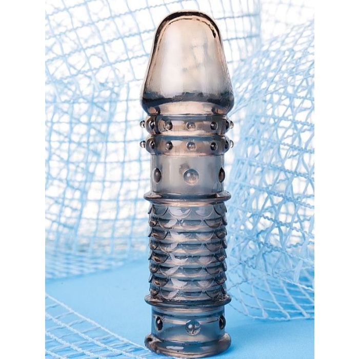 Xlover Penis Kılıfı Tpe Siyah Şeffaf 13.5 Cm