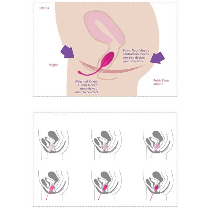 Rose 6Lı Kegel Egzersiz Topu