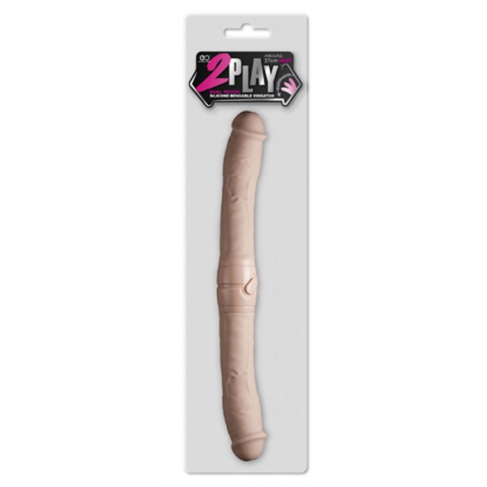 2Play Çift Taraflı Ve Çift Motorlu Vibratör 37Cm