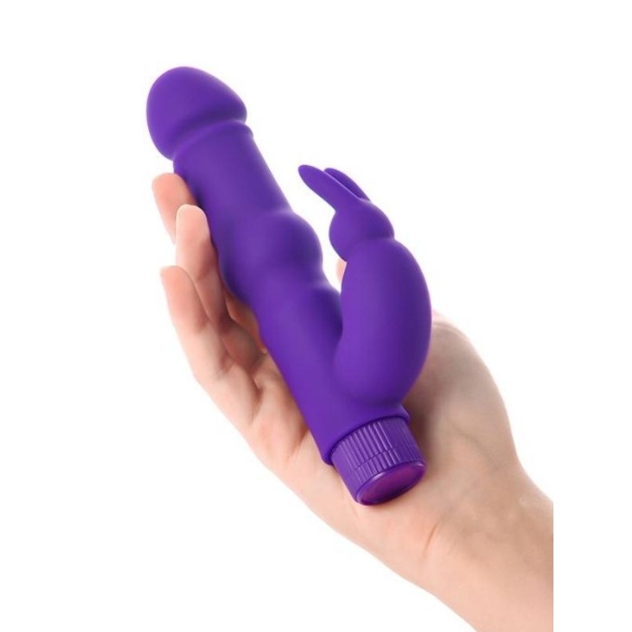 Madby Tavşan Vibratör Mor 18 Cm