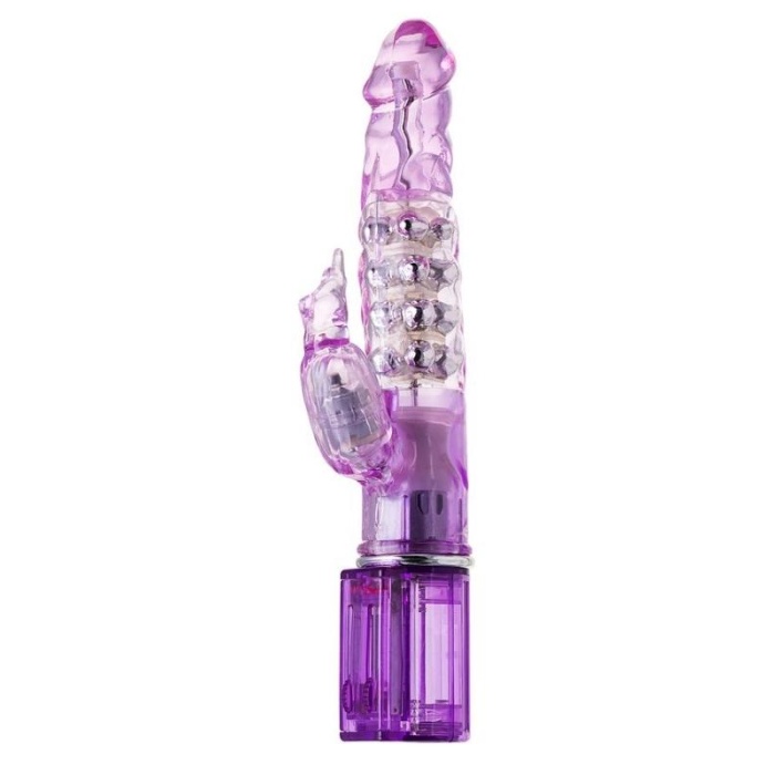 HighTech Klitoral Uyarıcı Vibratör Mor 26.5 Cm