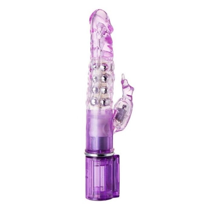 HighTech Klitoral Uyarıcı Vibratör Mor 26.5 Cm