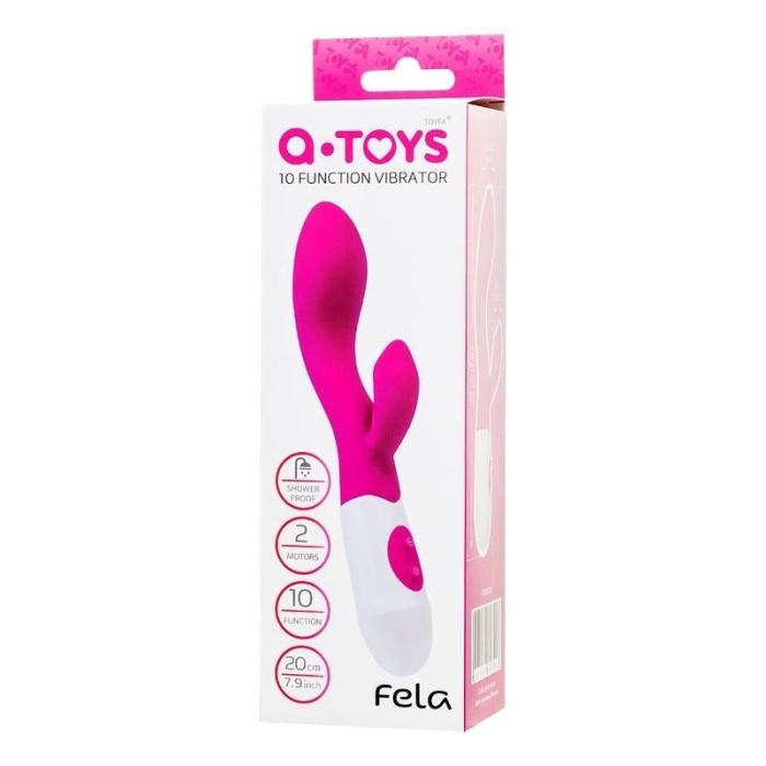 Fela Klitoral Vibratör  Silikon Pembe 20.5 Cm