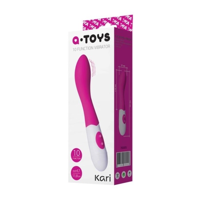 Kari Vibratör Silikon Pembe 19.2 Cm