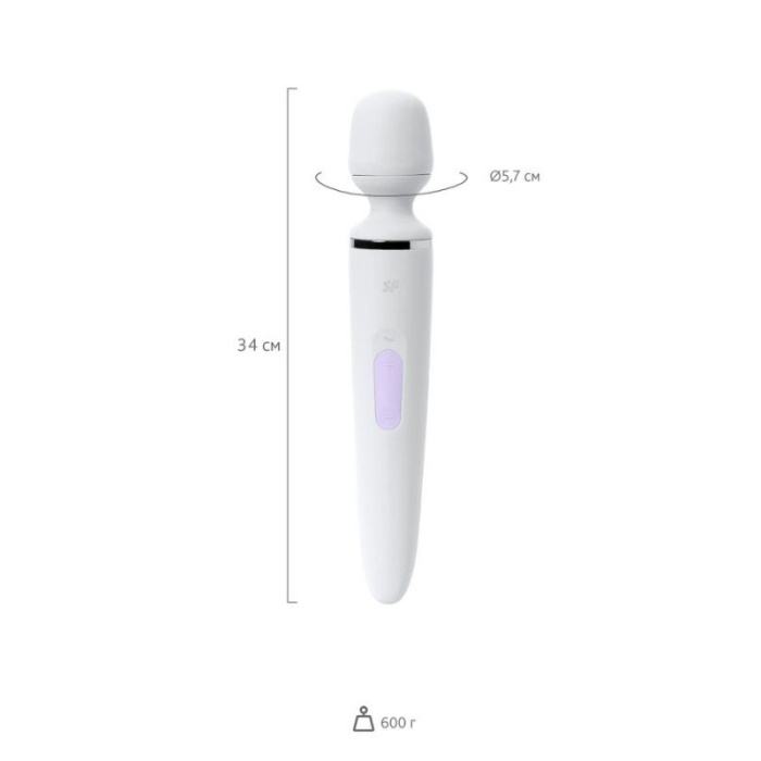 Satisfyer WandEr Woman Beyaz Vibratör 34Cm