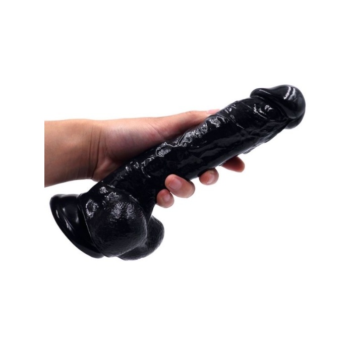 Sex Shop 23 Cm Siyah Dildo