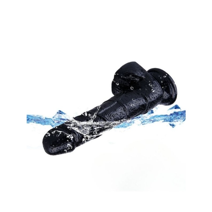 19.6 Cm Sex Shop Siyah Dildo