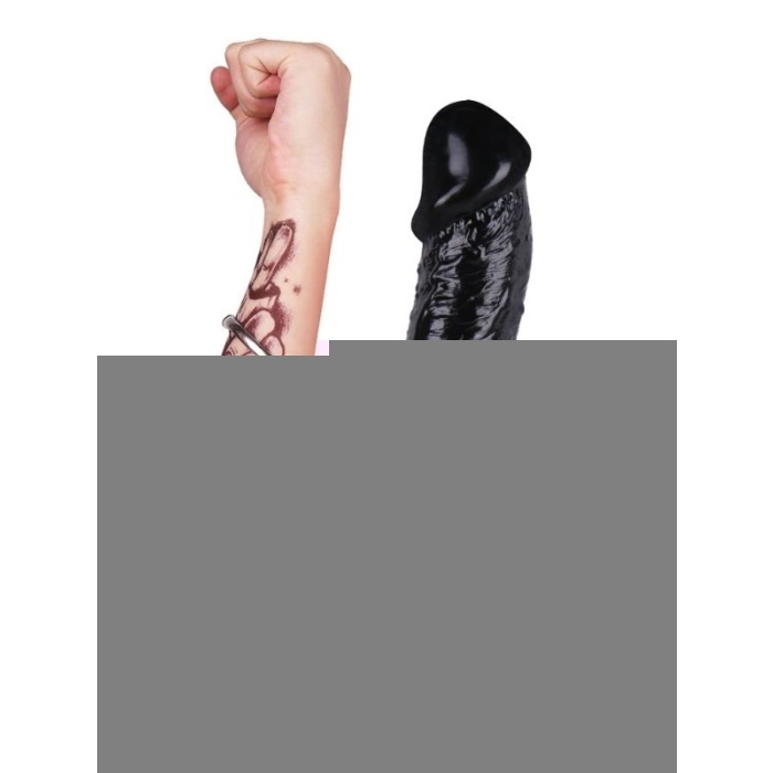 Sex Shop 34 Cm Siyah Dildo Penis