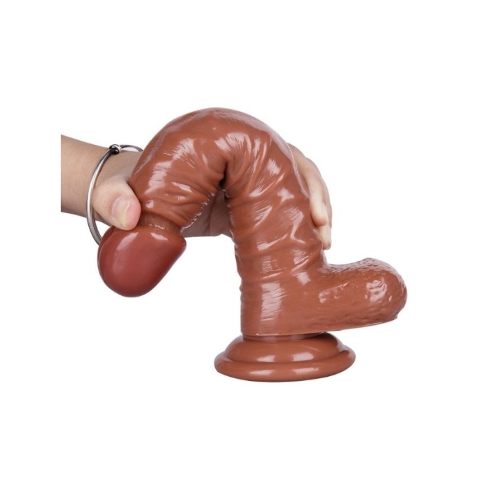 Sex Shop Özel 20 Cm Kahverengi Dildo