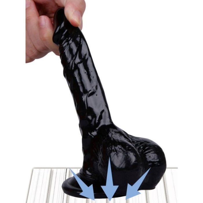 16.5 Cm Siyah Dildo 2