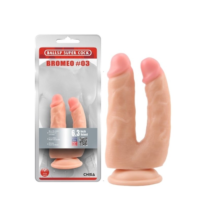 Çiftli Başlı Anal Vajinal Gerçekçi Dildo