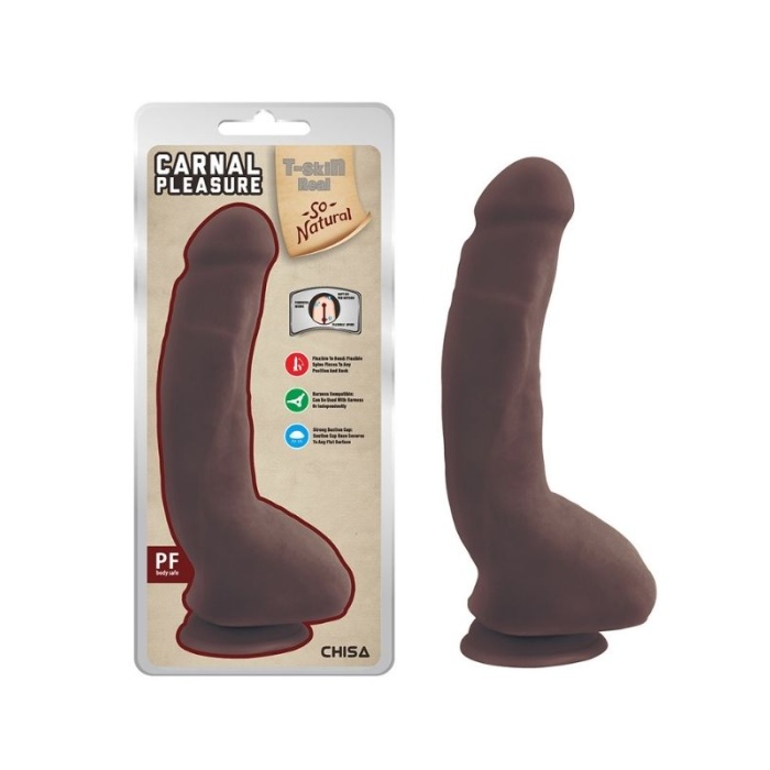 Carnal Pleasure Melez 23.5 Cm Kıkırdaklı Gerçekçi Dildo