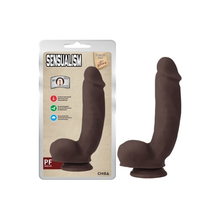 Sensualism Melez 21 Cm Kıkırdaklı Gerçekçi Dildo