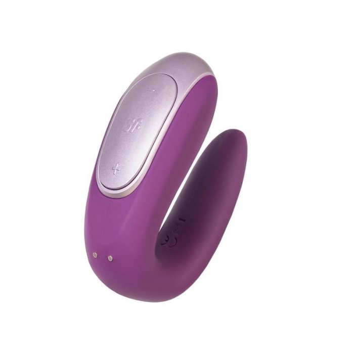 Satisfyer Double Fun Telefon Kontrollü Ve Uzaktan Kumandalı Violet Vibratör