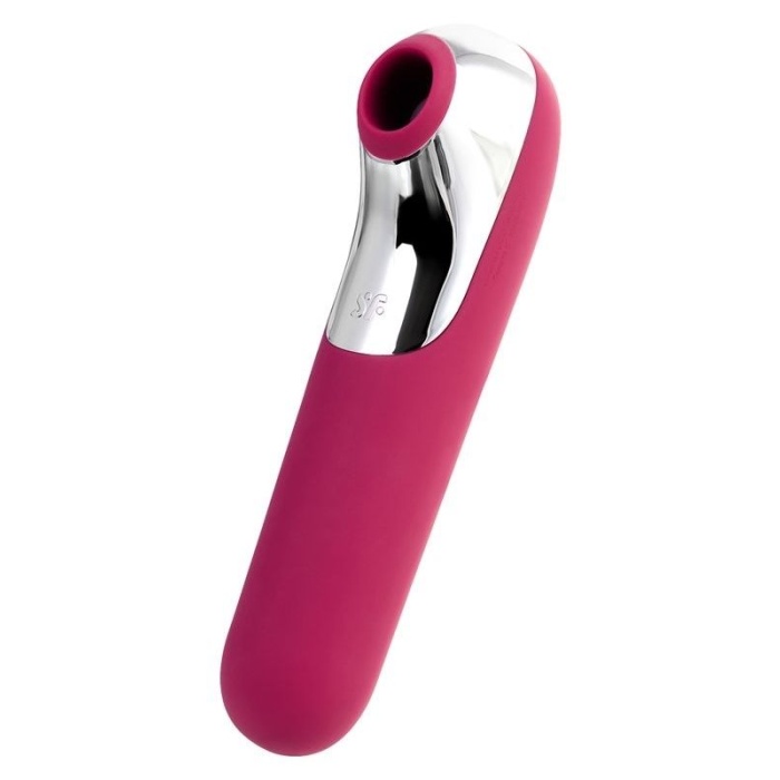 Dual Love Pink Telefon Kontrollü Klitoral Uyarıcı Vibratör