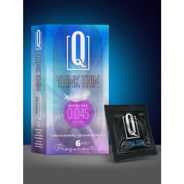 Q Think Thin 6Lı Ekstra İnce Prezervatif