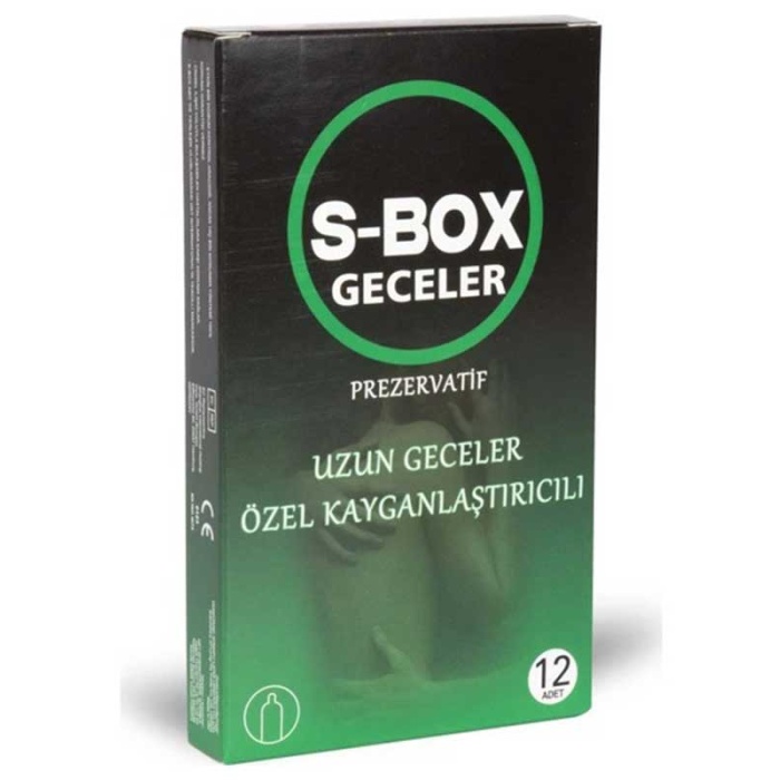SBox Özel Kayganlaştırıcılı Prezervatif 12Li