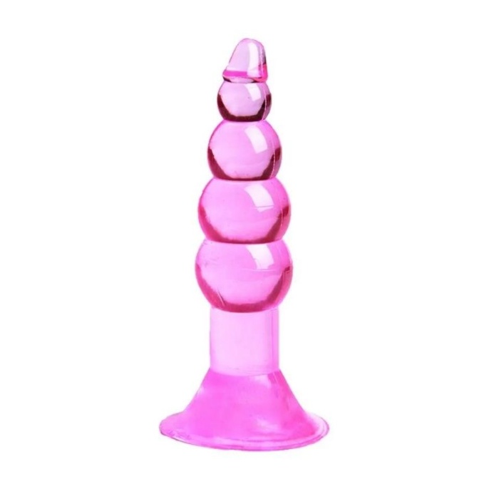 Boğumlu Anal Plug Karışık Renklerde 11 Cm