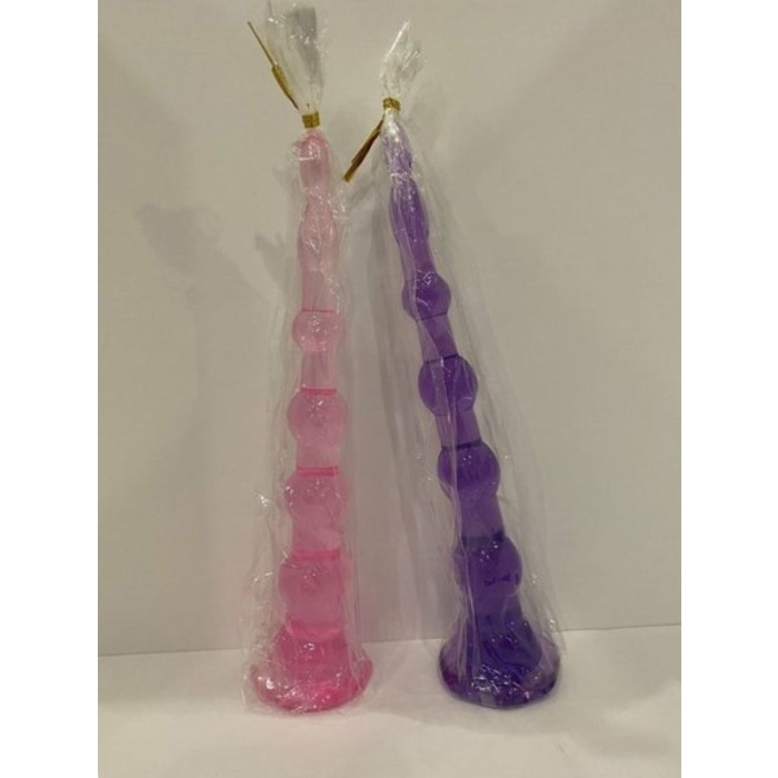 6 Boğumlu 17.5 Cm Vantuzlu Silikon Anal Plug