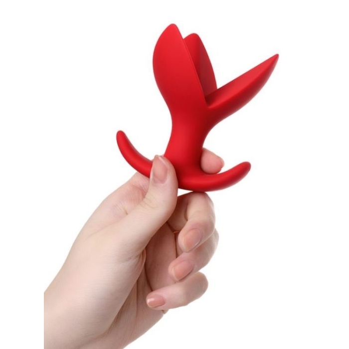 Flower Genişleyen Anal Plug Kırmızı 9 Cm