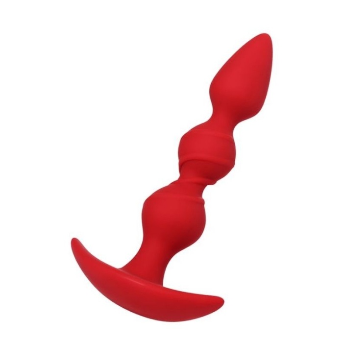 Trio Anal Plug Kırmızı 16 Cm