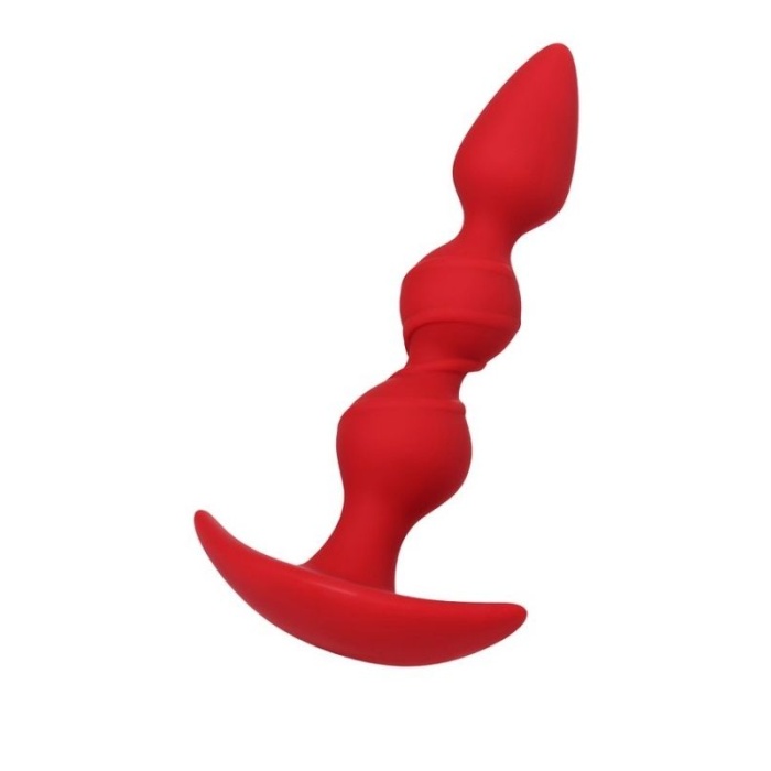 Trio Anal Plug Kırmızı 16 Cm