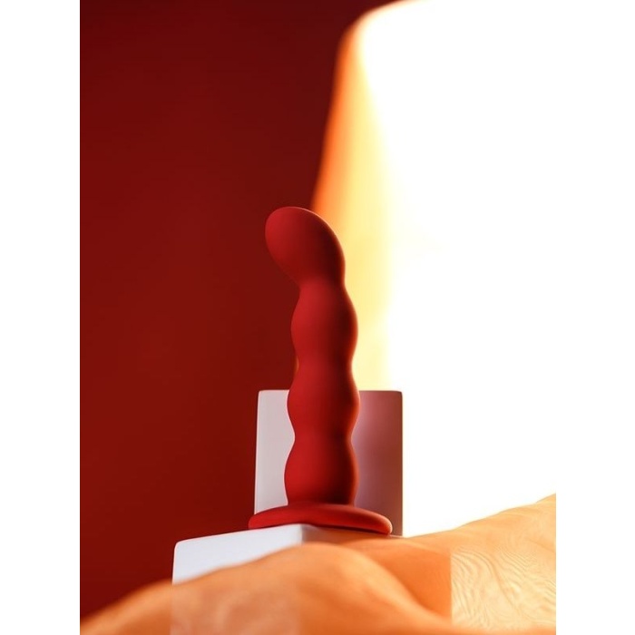 Todo Favorite Anal Plug Silikon Kırmızı 13 Cm  2.8 Cm