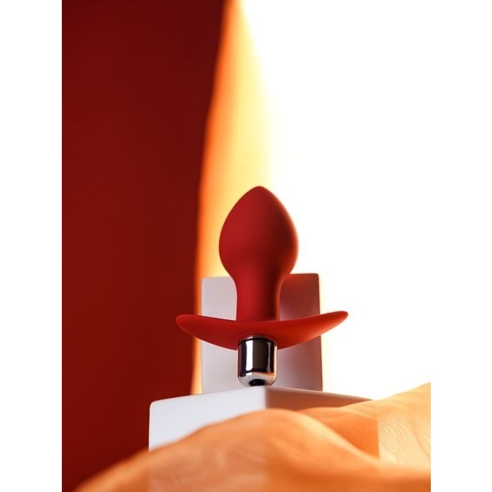 Glam Anal Vibratörü Kırmızı 9.7 Cm