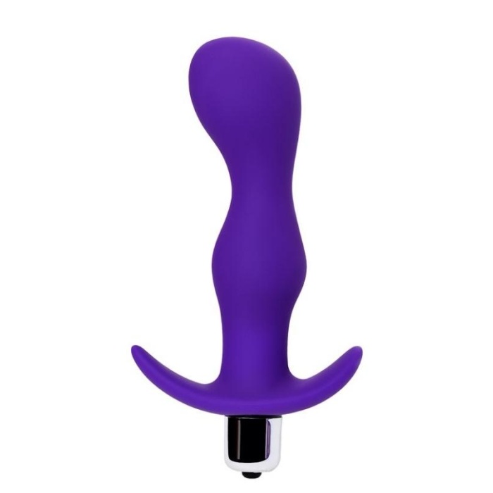 Anal Vibro Plug Beden L  Mor 14 Cm
