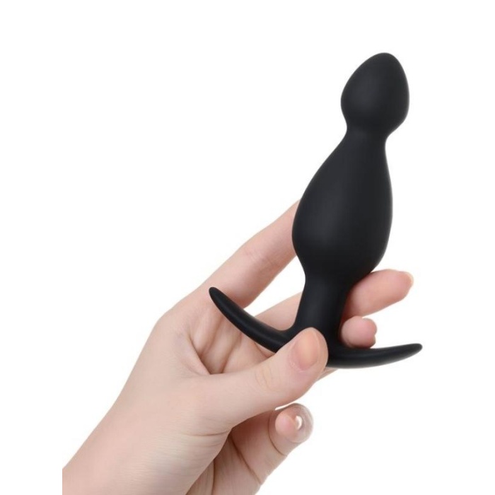 Anal Plug Boyut M Silikon Siyah 11.5 Cm