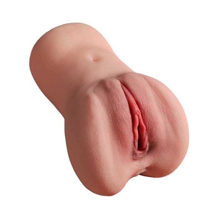 Çift Girişli Anal Ve Vajinal Gerçekçi Mastürbatör 18 Cm