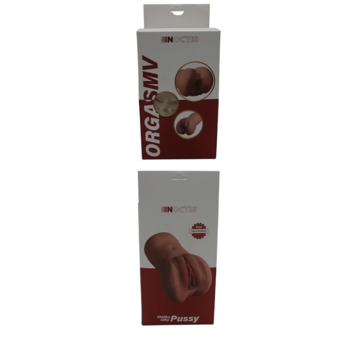 Çift Girişli Anal Ve Vajinal Gerçekçi Mastürbatör 18 Cm