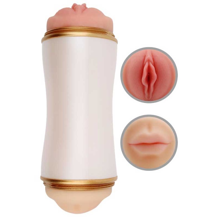 Mx Sexual Stroker Çift Taraflı Vajinal Ve Oral Mastürbatör