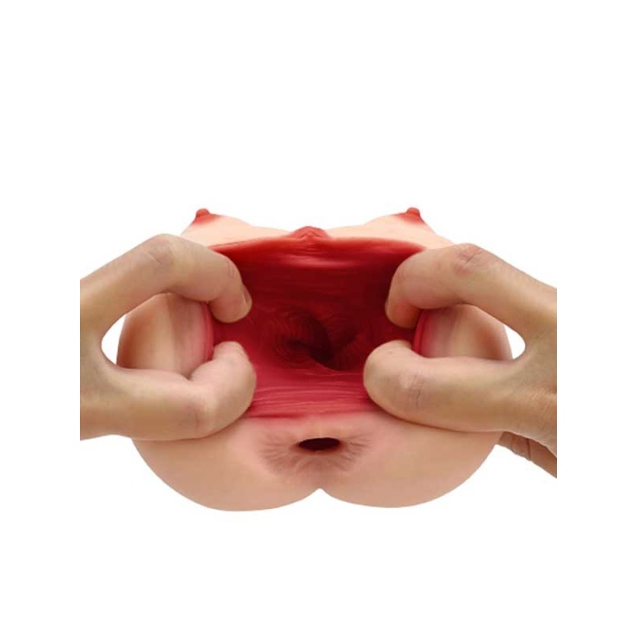 Realistic Pussy Göğüslü Suni Vajina Anal Mastürbatör