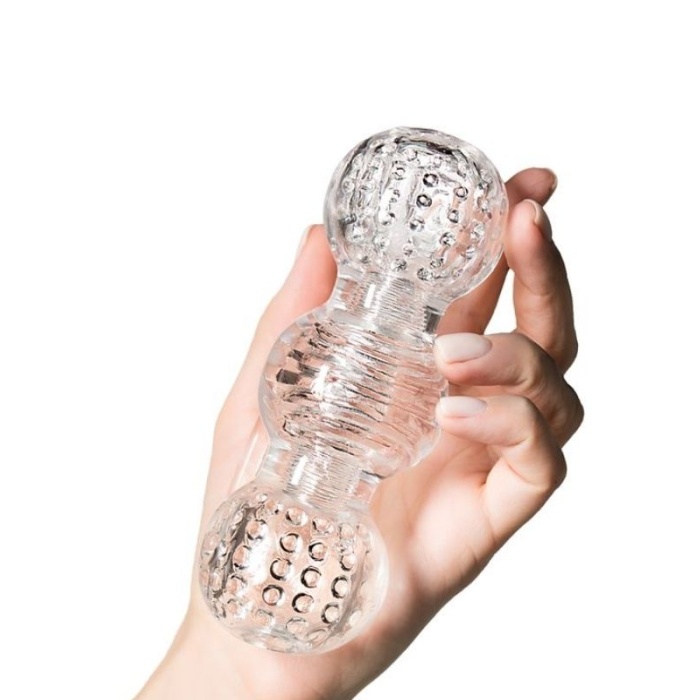 Lingam Masturbator Rashmi Tpe Şeffaf 15.5 Cm