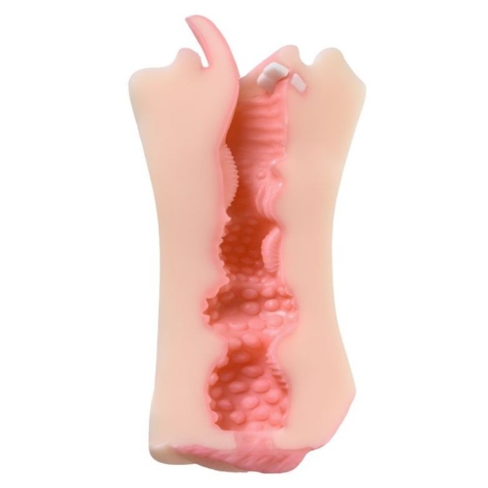 Masturbator Realistik Fruity Ağız Ve Vajina Tpe Ten 19 Cm