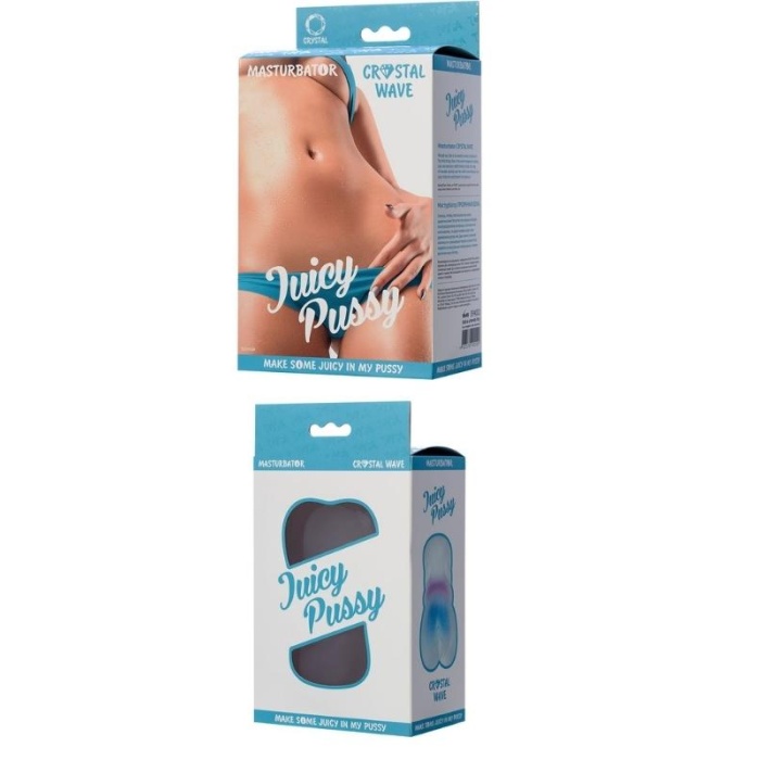 Masturbator Realistik Crystal Wave