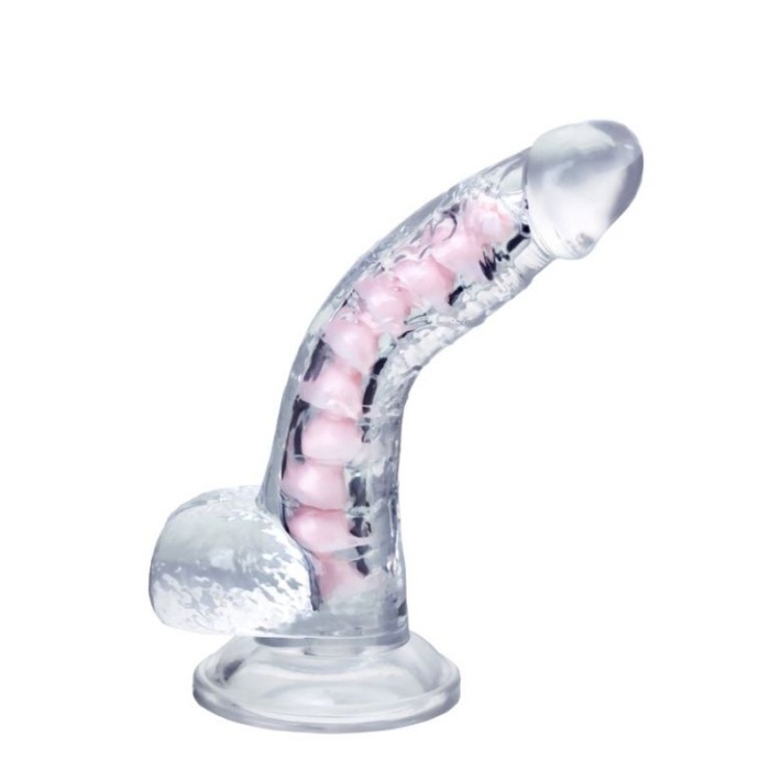 Paret Kıkırdaklı Jel Dildo 18 Cm