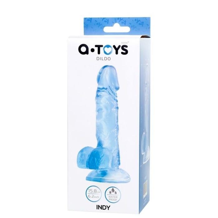 Jel Dildo Mavi 15.8 Cm