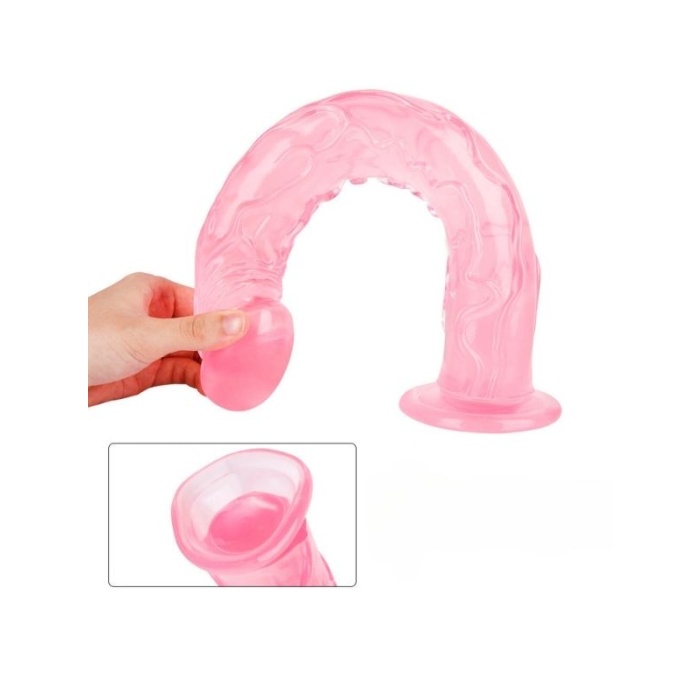 34.5 Cm Boyunda Pembe Dildo
