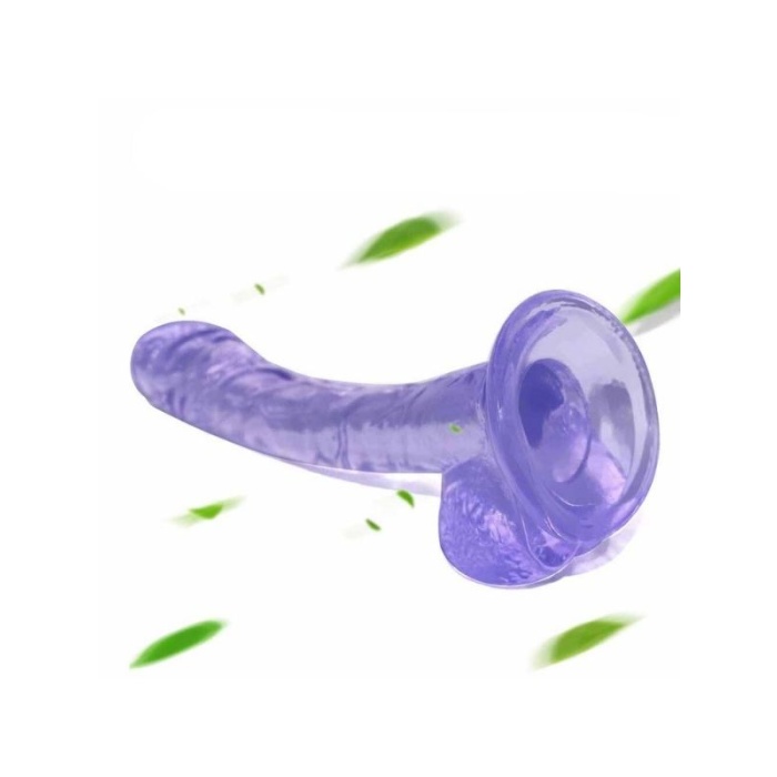 19 Cm Boyunda Mor Dildo
