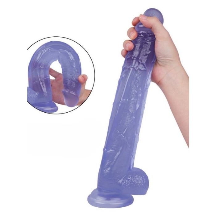 34.5 Cm Mavi Dildo 7