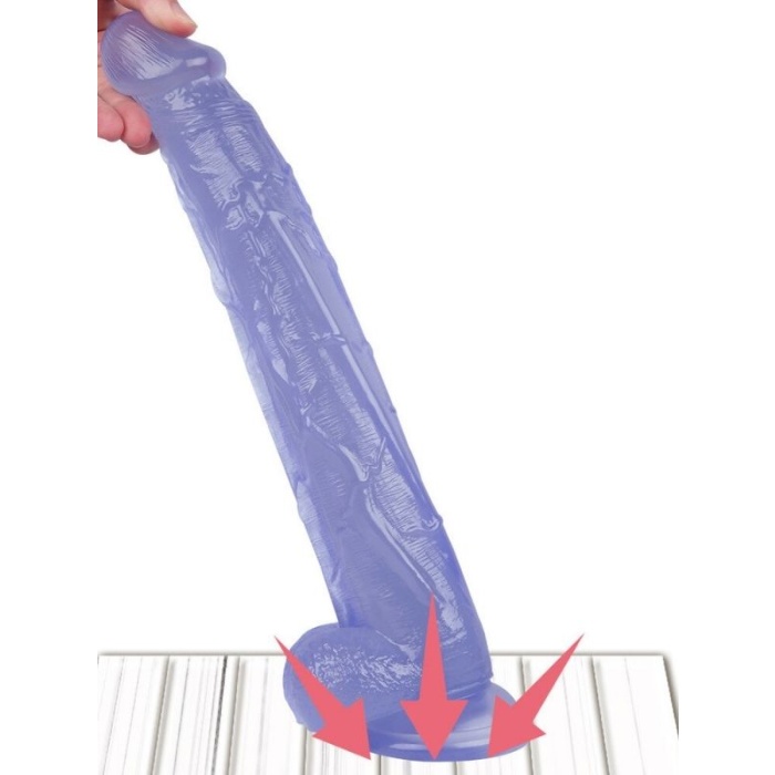 34.5 Cm Mavi Dildo 7