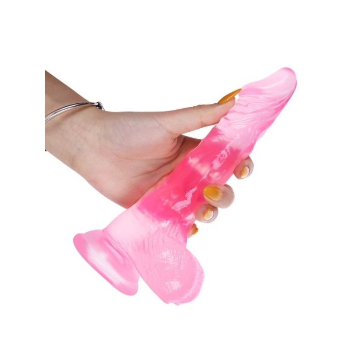 19 Cm Pembe Özel Dildo Penis