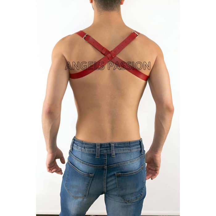 Deri Göğüs Harness Erkek Sporcu Deri Göğüs Aksesuar